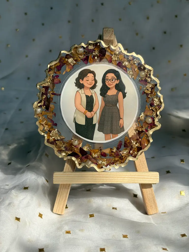 Image of 4 inch agate customisable frame