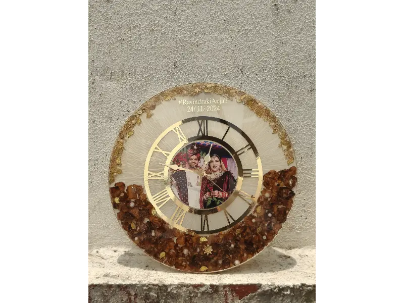 Image of Timeless Vows Varmala Preservation Clock 16 inch