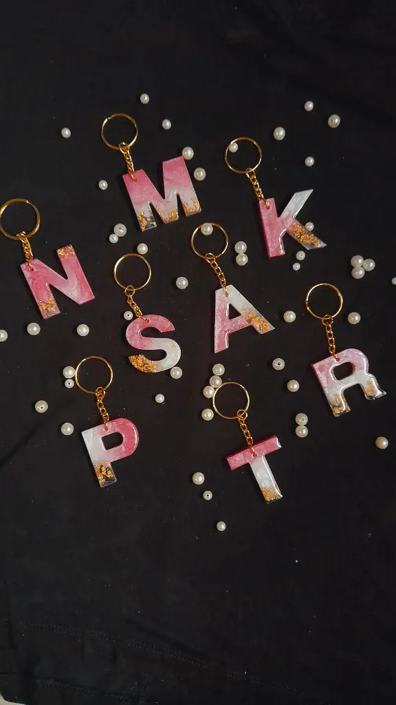 Image of Alphabet Design Keychain